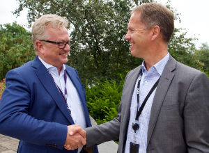 Andreas Norvik i NRK og Terje Tvedt fra BDO